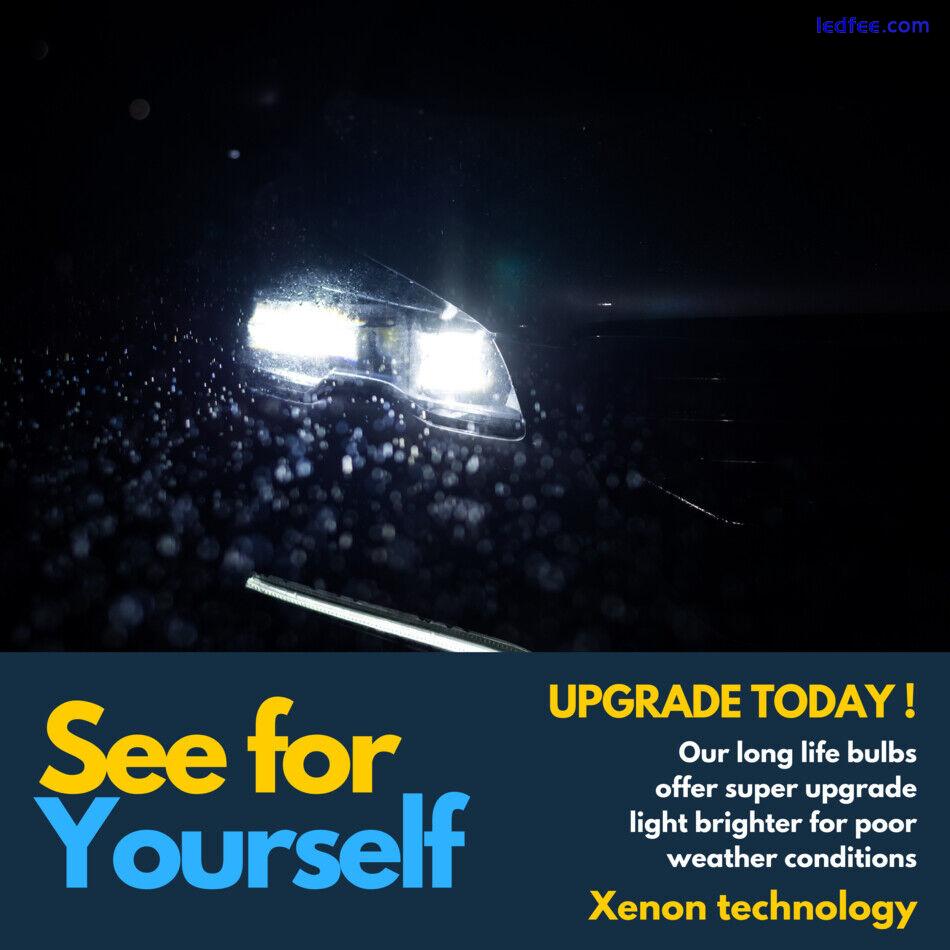 Fits Ford B-Max Xenon White 2012-2018 Low Beam Led Side Light Headlight Bulbs 0 