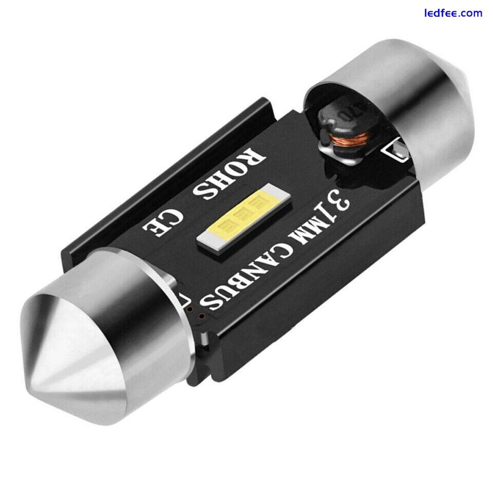 31mm/36mm/39mm C5W LED Car Bulbs White Interior Reading Dome Light 12V C10W 1 