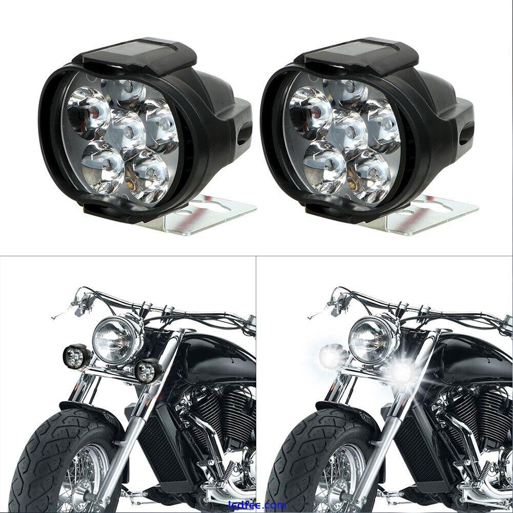 Motorcycle Headlights Spot Front Fog Lights LED Waterproof Work Lamps 12-Volt 3 