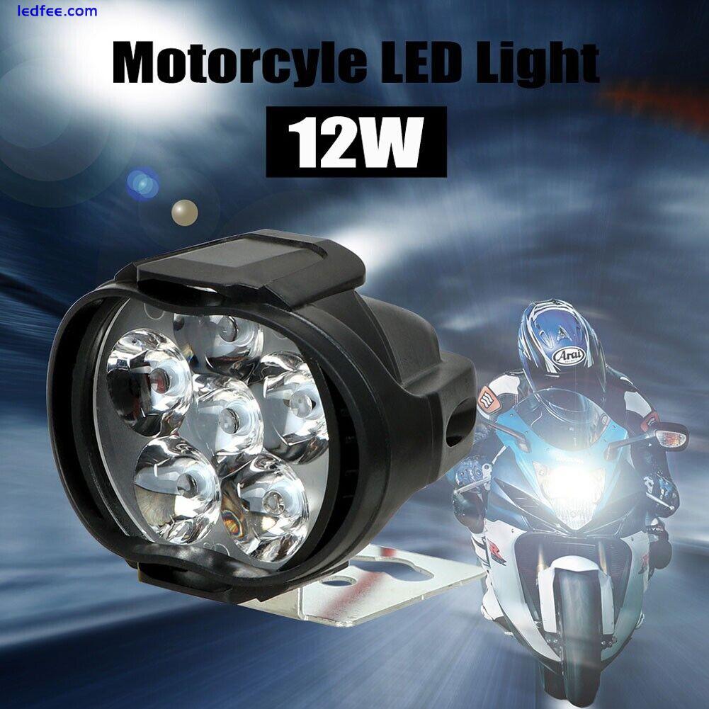 Motorcycle Headlights Spot Front Fog Lights LED Waterproof Work Lamps 12-Volt 0 