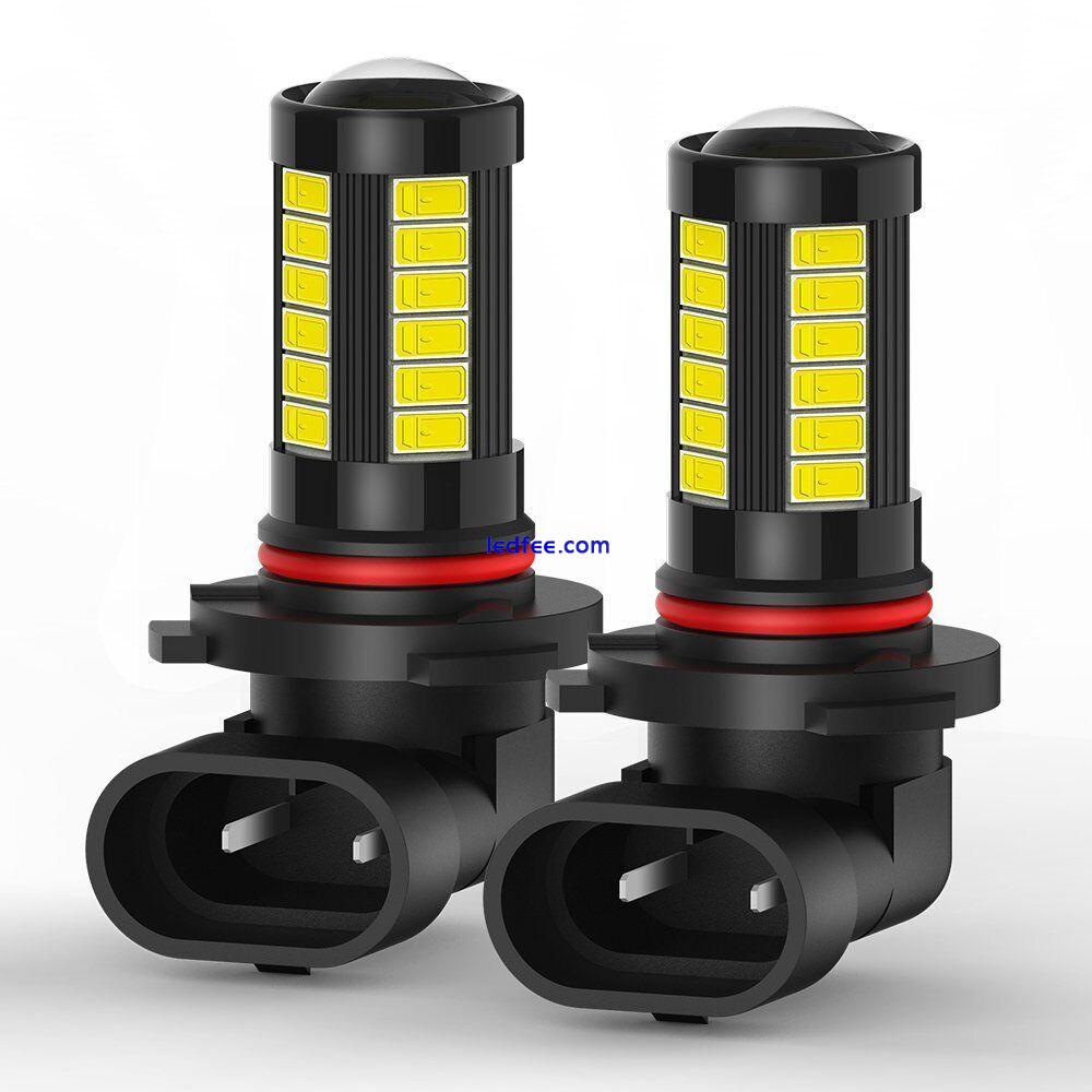 2X 9005 HB3 LED Car Headlight Kit Hi/Low Beam Bulbs COB 6000K White Canbus 2021 0 