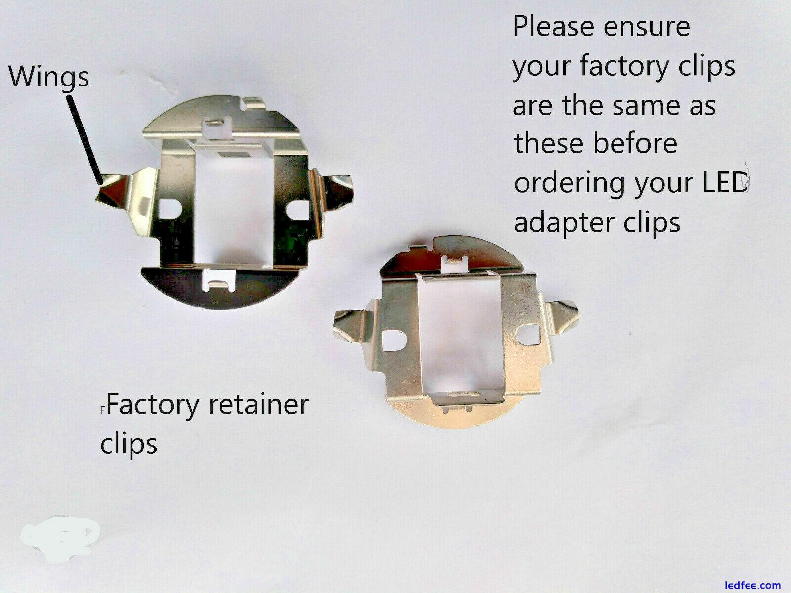  H7 LED bulbs Adapter for Mk7 Ford Fiesta (some models) 0 