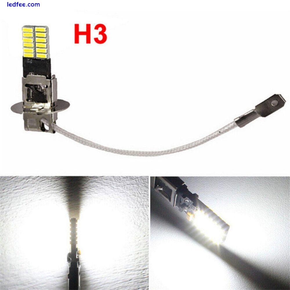 H3 LED Hi/Low Kit Beam Headlight Driving Bulb Turn Signals DRL Car Fog Light 3 
