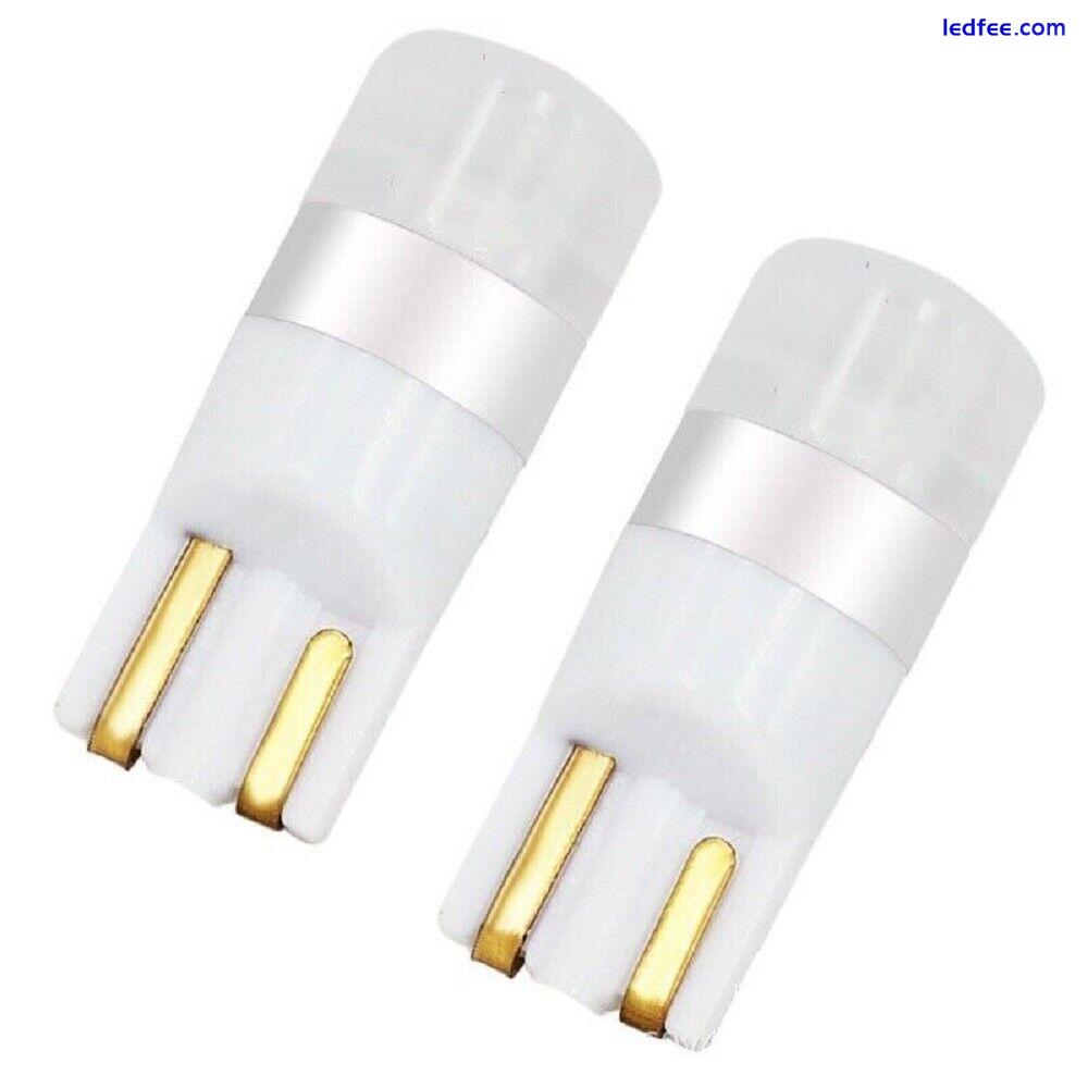 4x 10x T10 Led Bulbs W5W 501 Super White Error Free Canbus White Side Light 12V 4 