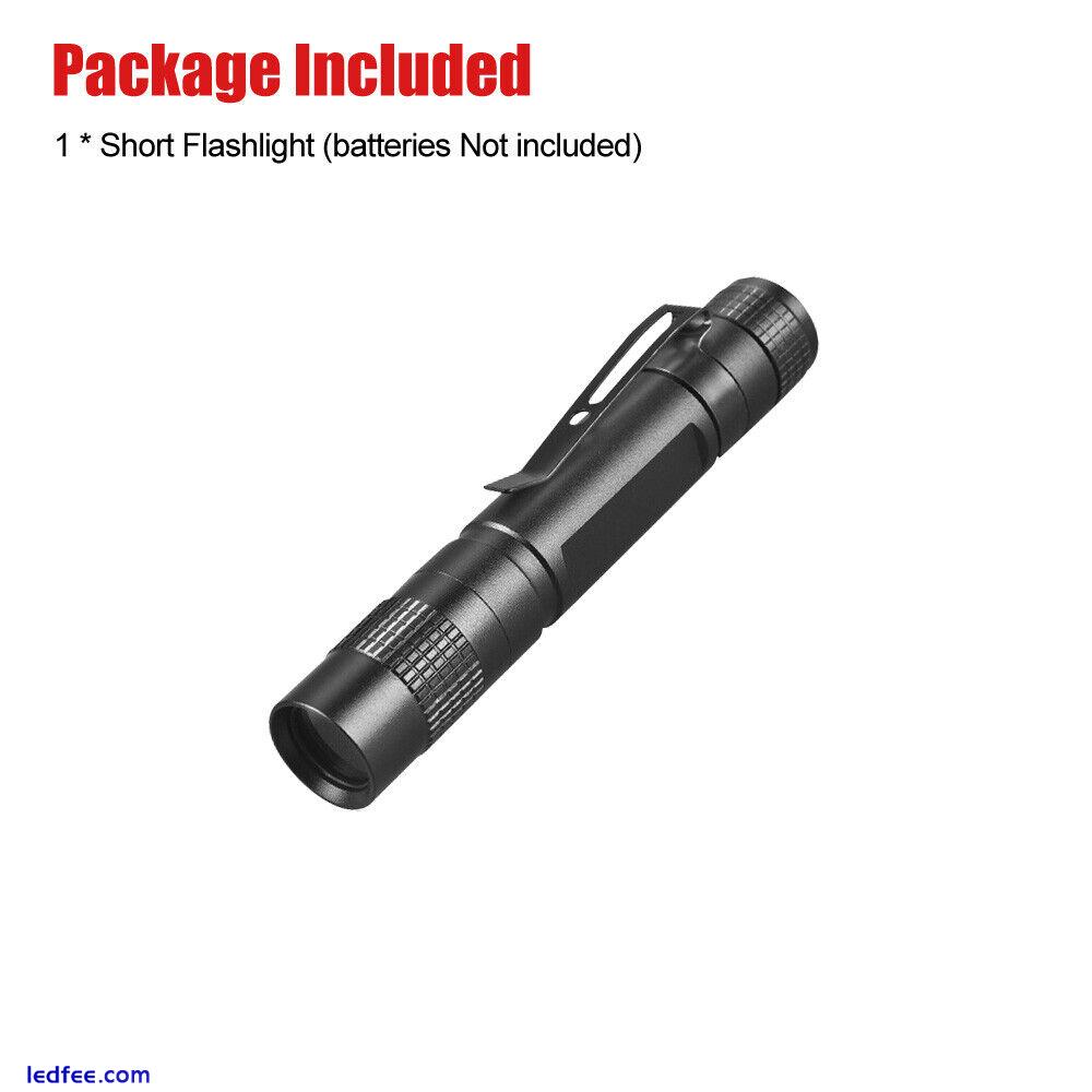 UV Ultra Violet 365nm Led Flashlight Inspection Lamp Mini Pocket Torch Pen Light 3 