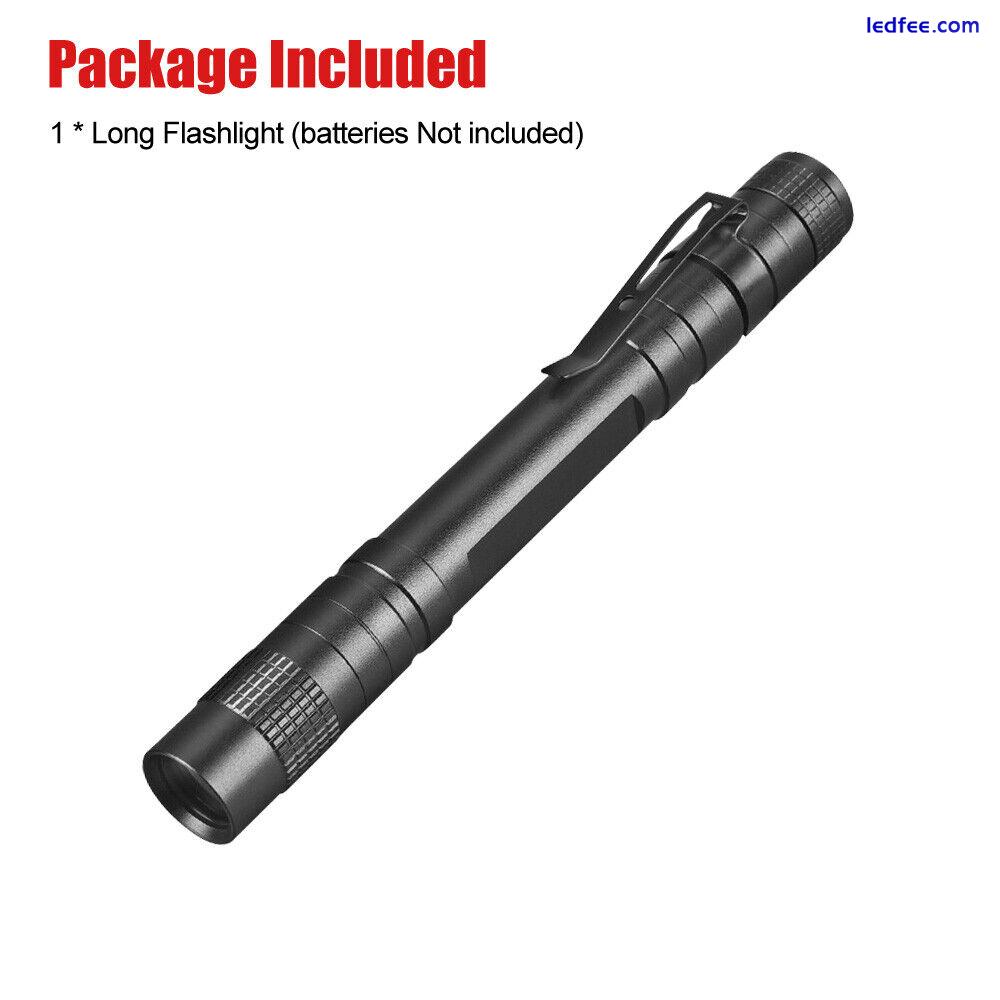 UV Ultra Violet 365nm Led Flashlight Inspection Lamp Mini Pocket Torch Pen Light 4 