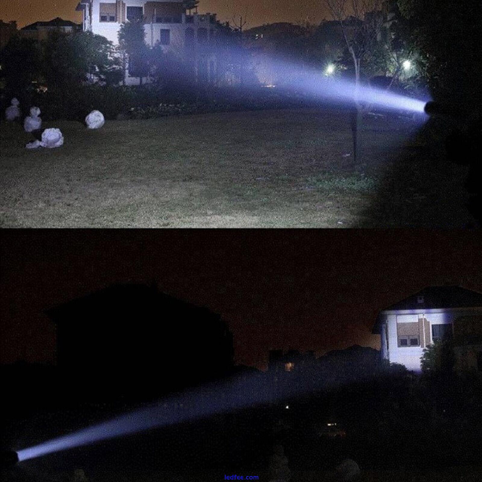 46cm LED Flashlight Telescopic Baseball Torch Light Spotlight Lamp Waterproof 4 