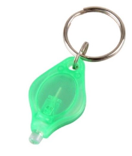 Led Torch Keychain Flashlight Key Ring - Bright White or UV LED Lamp 3 