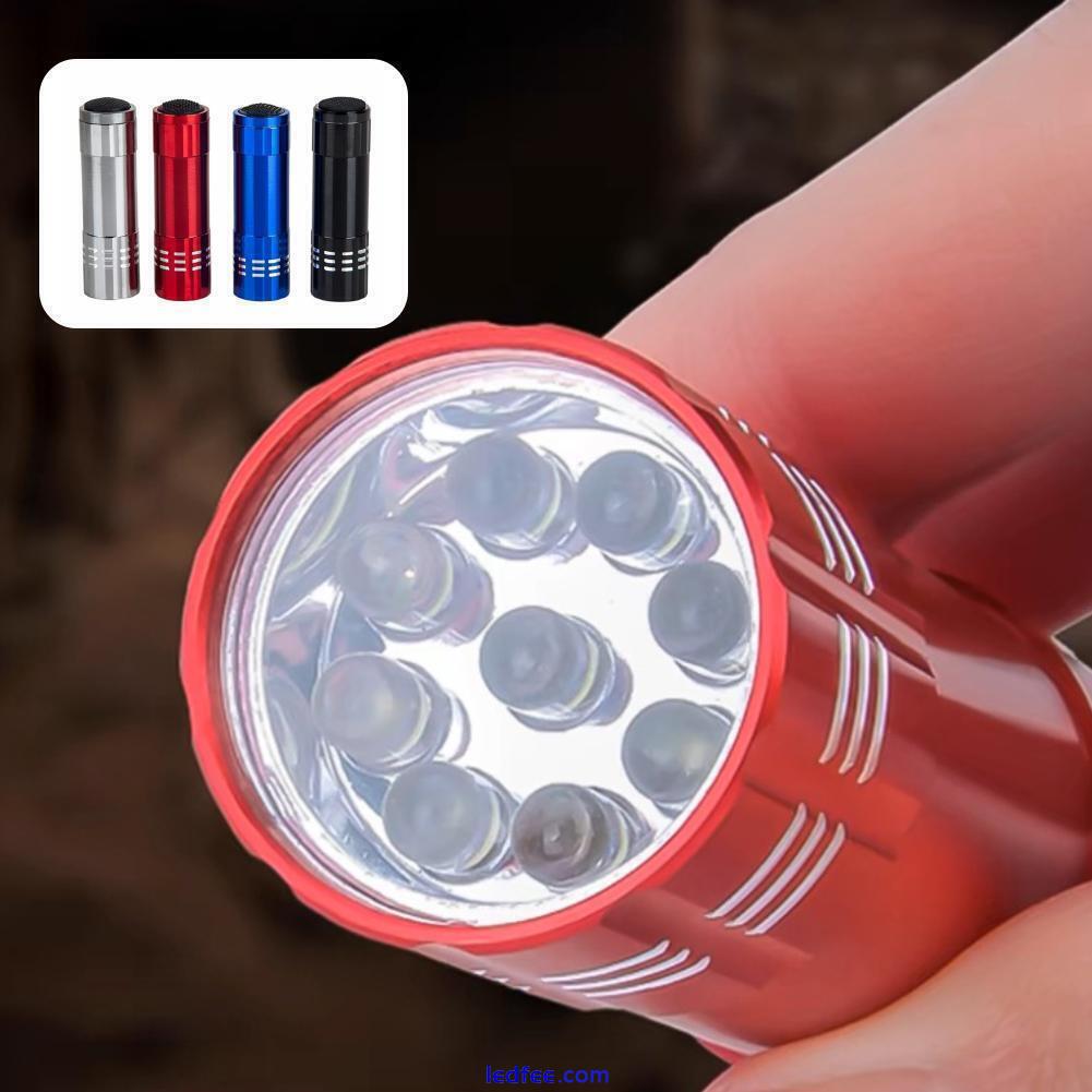 Mini Torch Light Super Bright Weight Flashlight - 9 bright LED M7Y1 1 