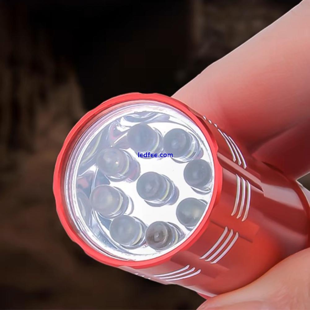 Mini Torch Light Super Bright Weight Flashlight - 9 bright LED M7Y1 3 
