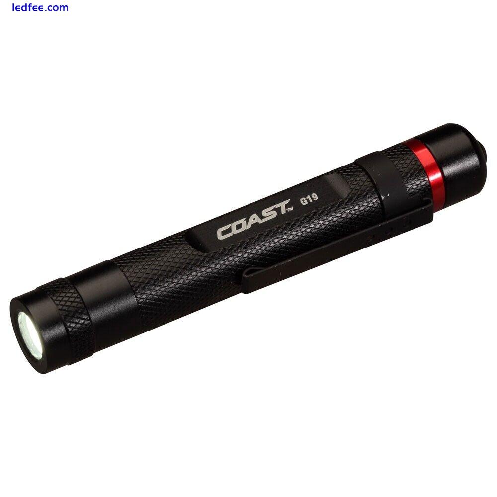 COAST LED Inspection 54 Lumens Torch 20m Range Low Glare Beam Pocket Clip G19 1 