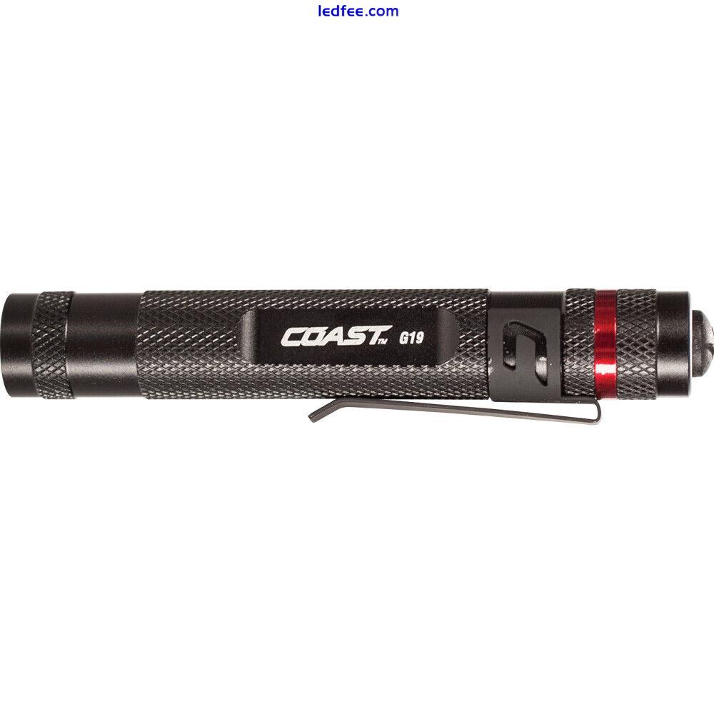 COAST LED Inspection 54 Lumens Torch 20m Range Low Glare Beam Pocket Clip G19 0 