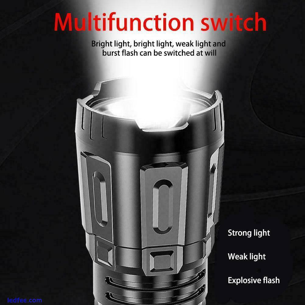 USB Rechargeable LED Pen Torch Flashlight Lamp 2W Super Mini Pocket Bright C0T3 2 