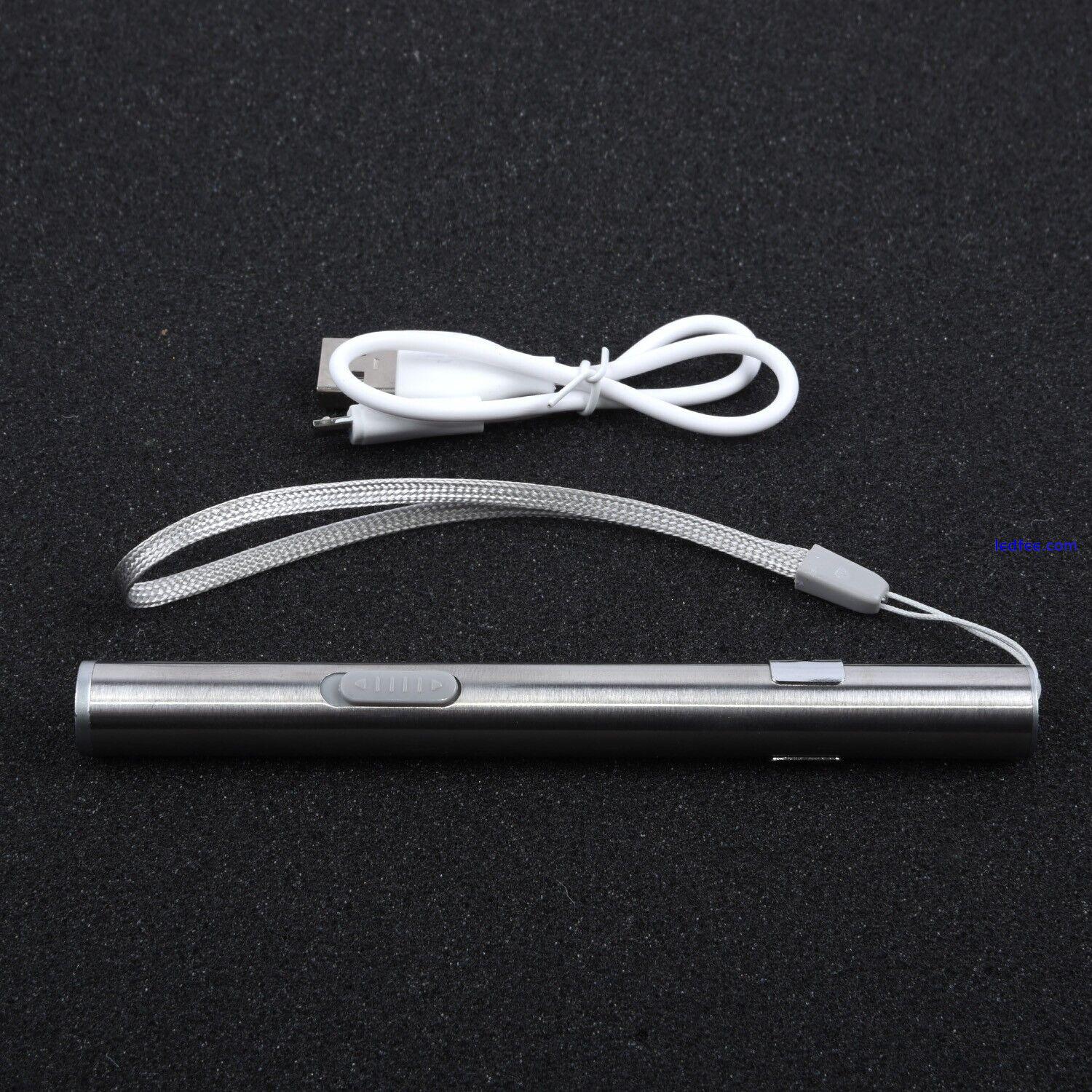 Pencil Flashlight LED Torch USB Rechargeable Mini Pocket Light Hot Sale 1 