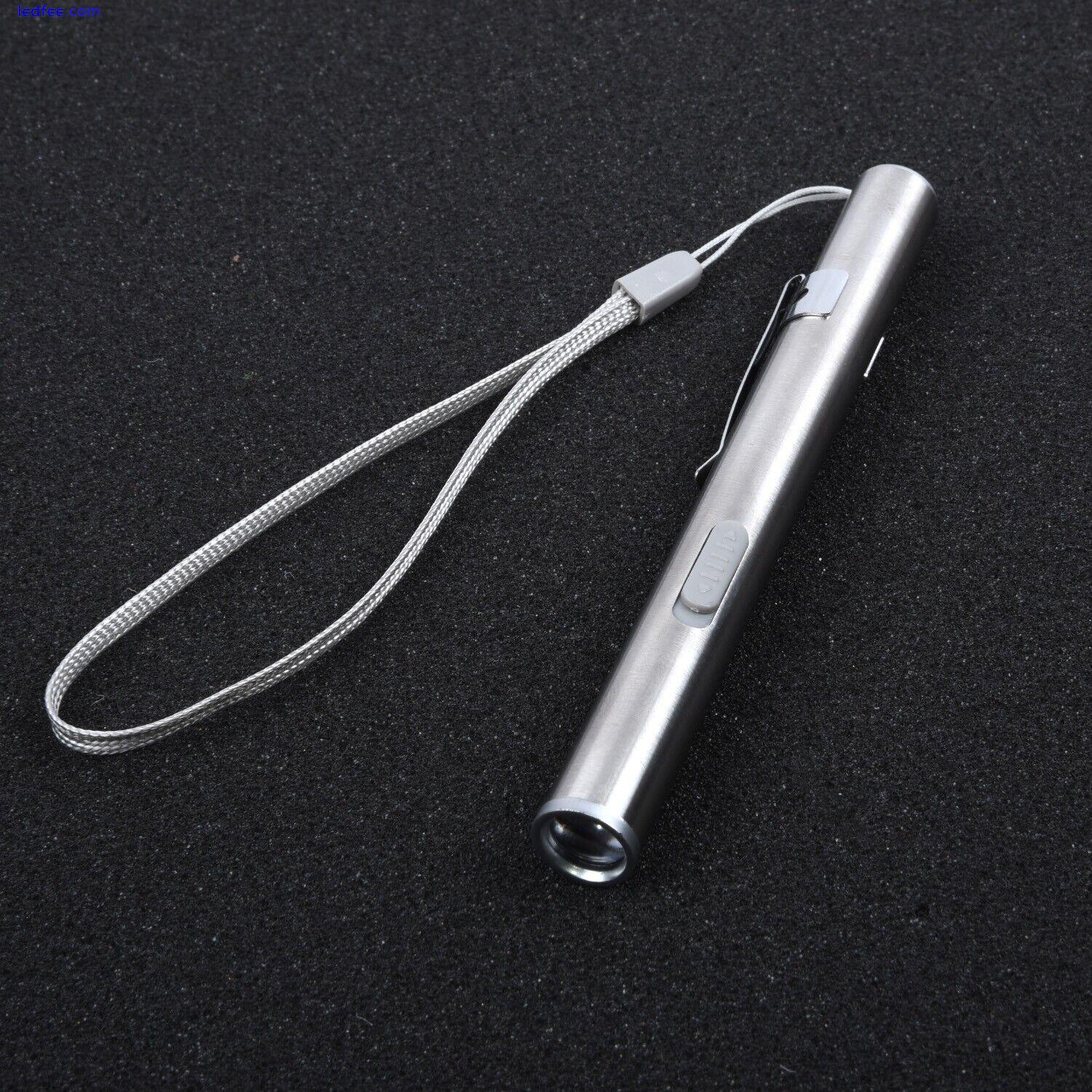 Pencil Flashlight LED Torch USB Rechargeable Mini Pocket Light Hot Sale 4 