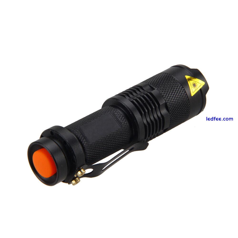 Green Red White Light LED Flashlight,Zoomable,Tactical Torch Hunting Astronomy 2 
