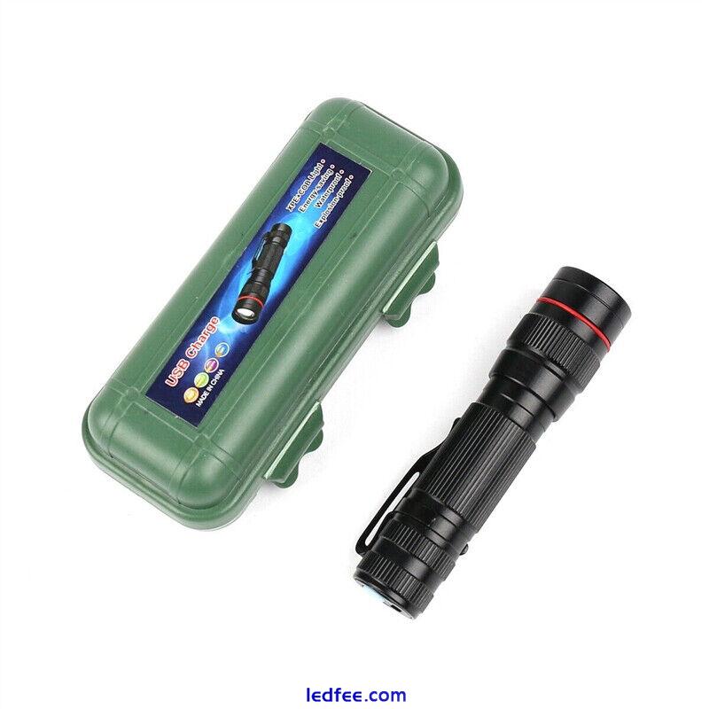 1200000LM USB Rechargeable LED Flashlight Tactical Torch Super Bright Lamp+Box 1 