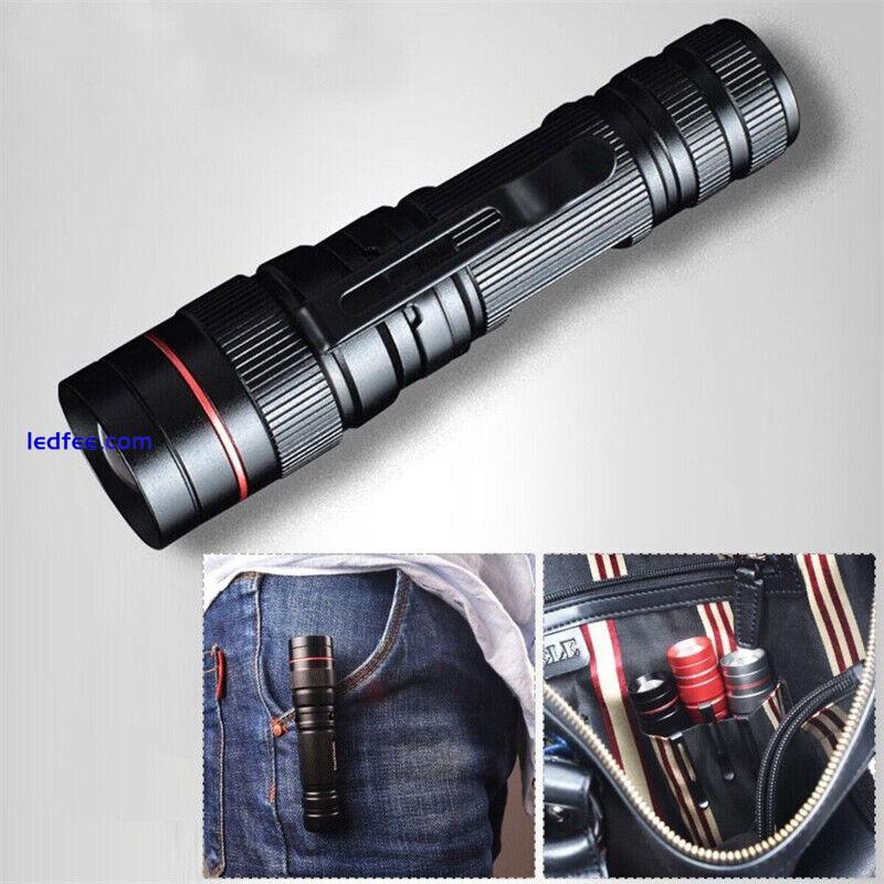 1200000LM USB Rechargeable LED Flashlight Tactical Torch Super Bright Lamp+Box 5 