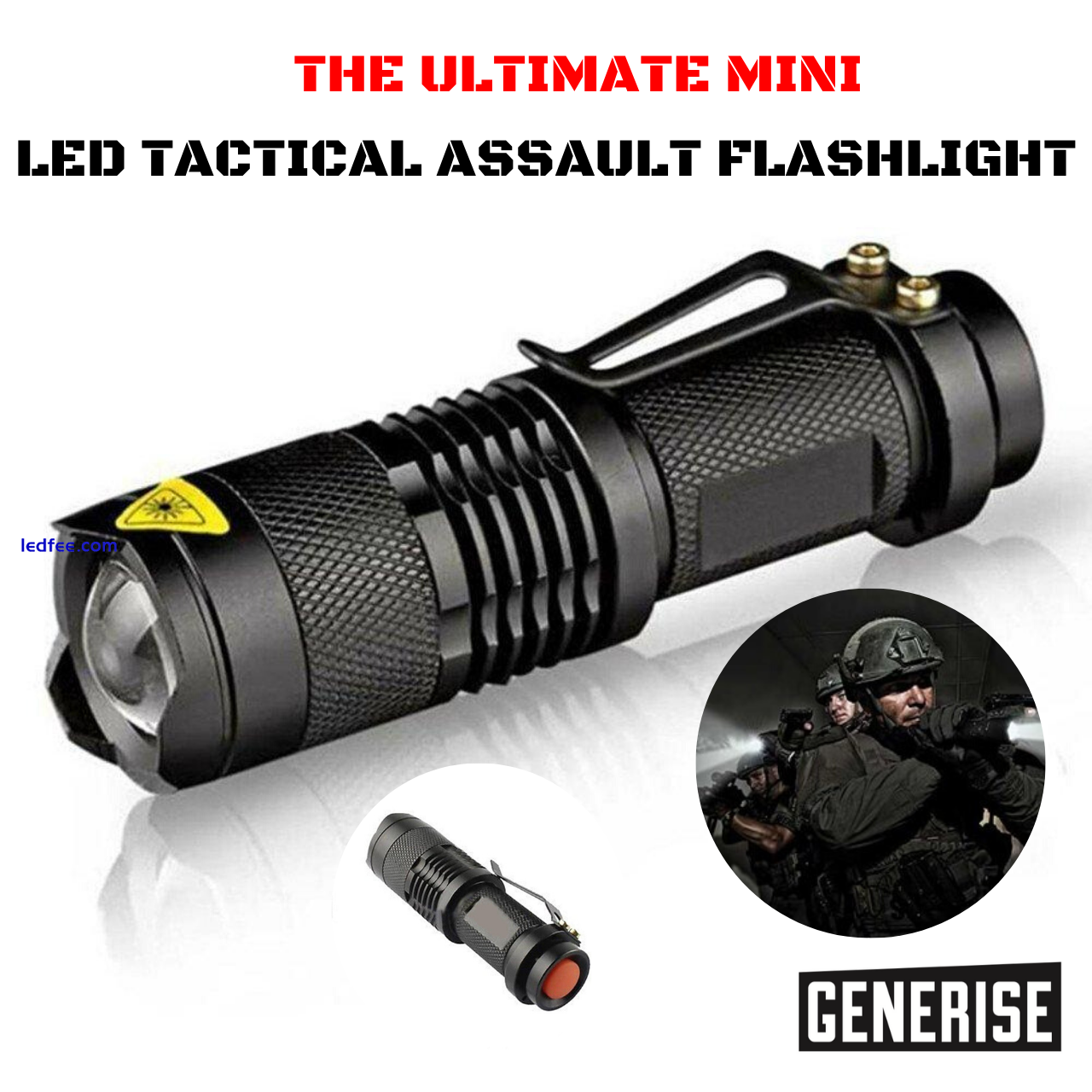 SMALL TORCH  Mini Handheld Powerful LED Tactical Pocket Flashlight Bright 0 