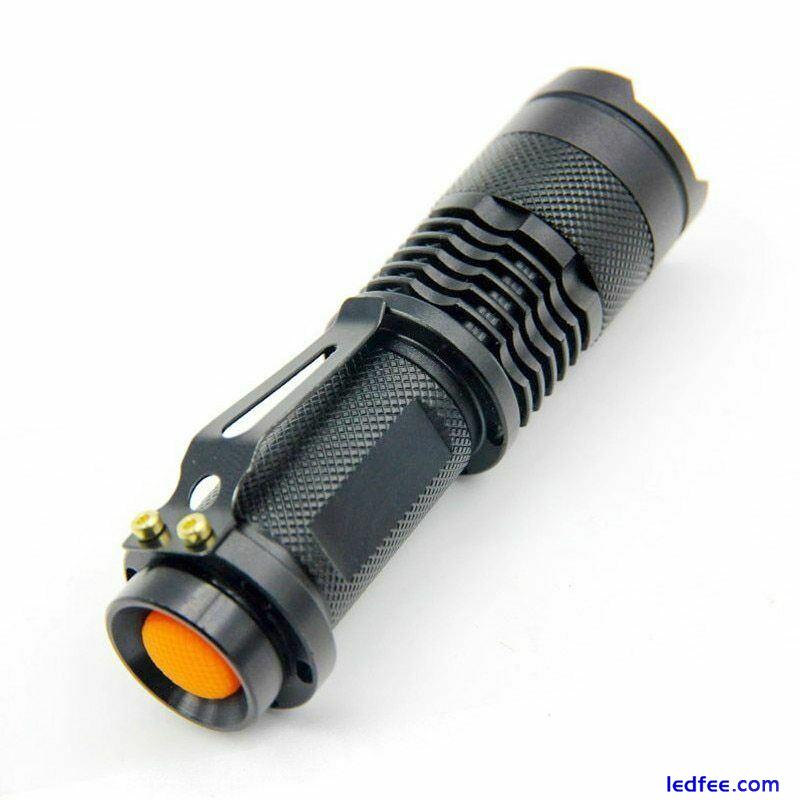 3800 lumen BRIGHT COB LED Flashlight Portable Mini ZOOM torch flashlight 0 