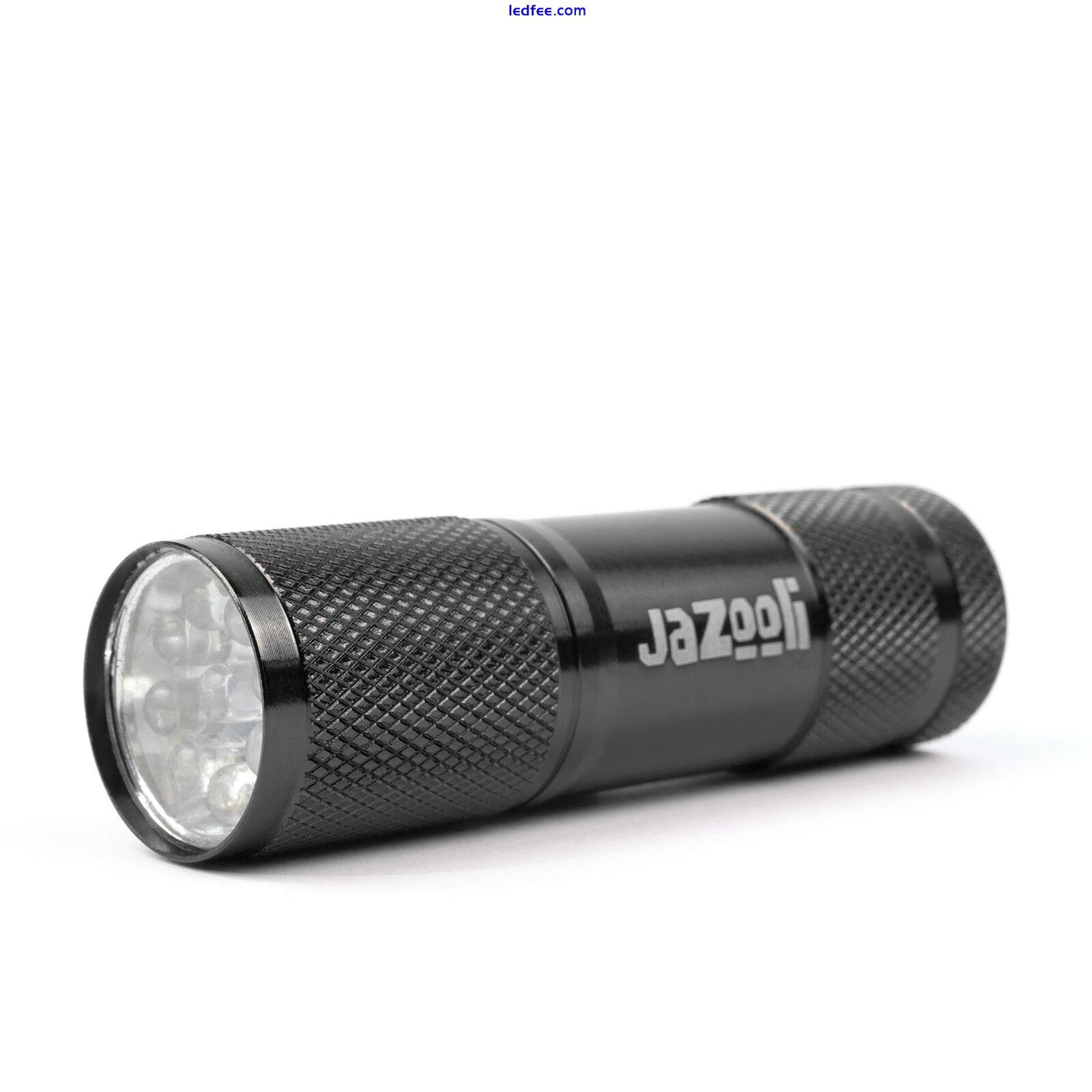 9 LED Mini Small Torch Aluminium Metal Flashlight Pocket Light Super Bright 0 