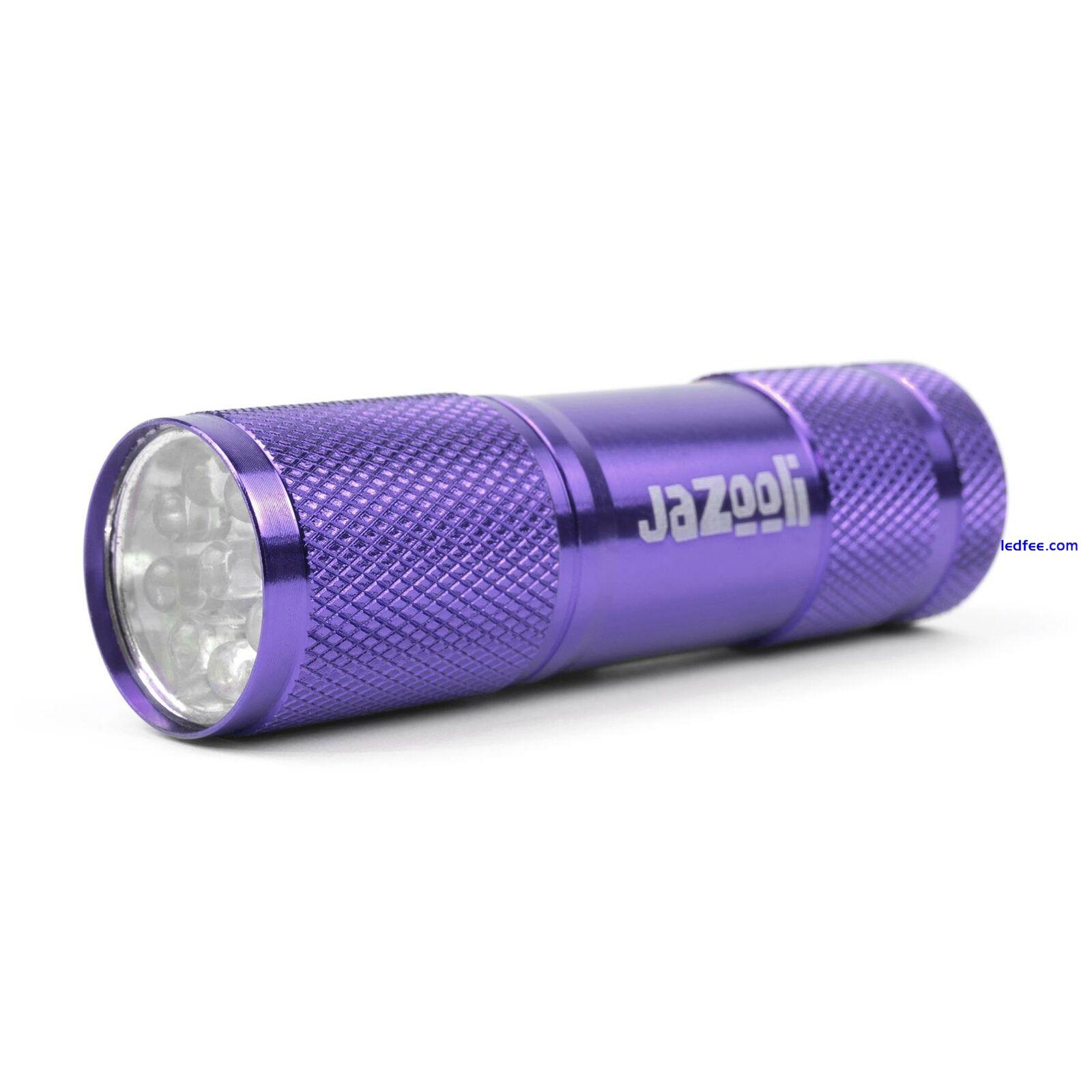 9 LED Mini Small Torch Aluminium Metal Flashlight Pocket Light Super Bright 4 