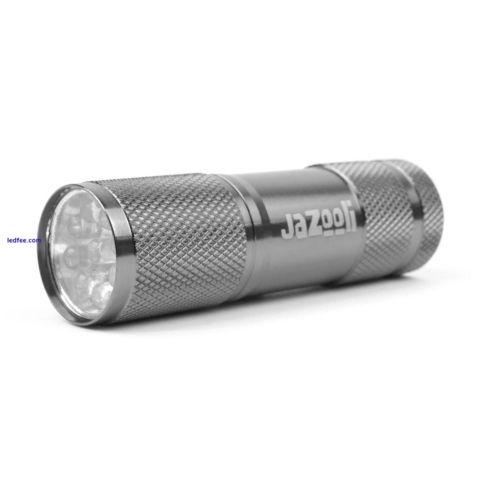 9 LED Mini Small Torch Aluminium Metal Flashlight Pocket Light Super Bright 5 