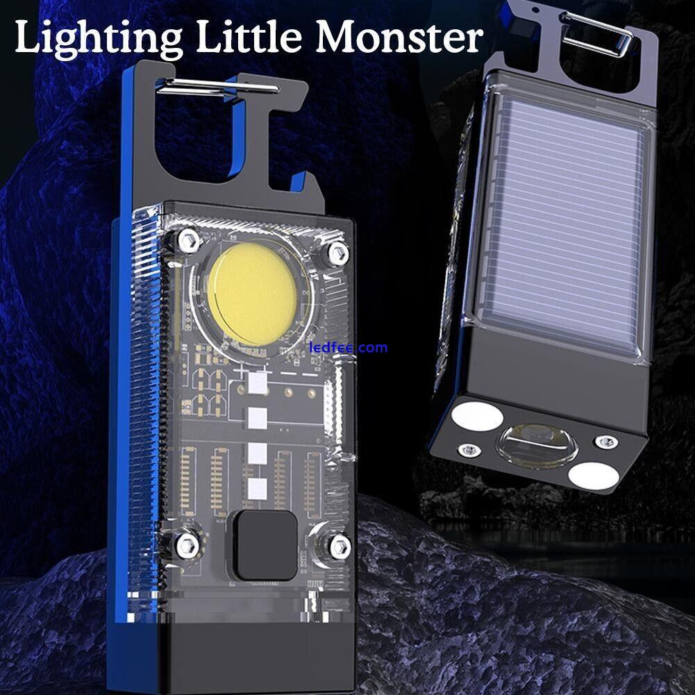 LED Mini Keychain Light EDC Pocket Flashlight Camping Torch Rechargeable New 5 