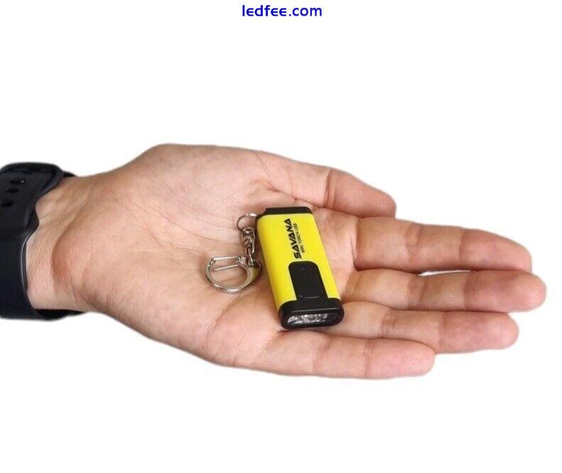 Mini Torch USB - Built-in Rechargeable Battery - LED Flashlight - Light Keychain 2 