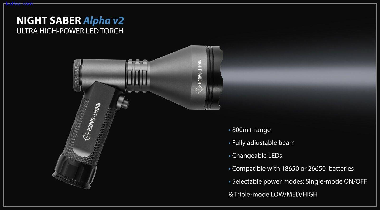 Alpha V2  lamp Ultra high lumen 20W  LEDS Extreme long range 800M+ BEAST 5 