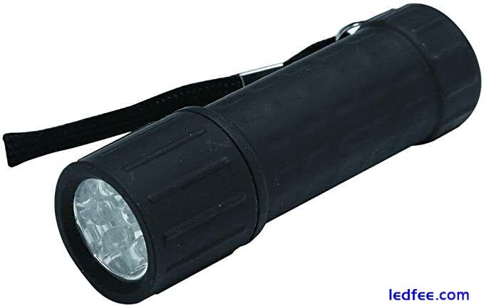 UK Battery Rubber Body Heavy Duty LED Torches small to large shockproof tough  2 