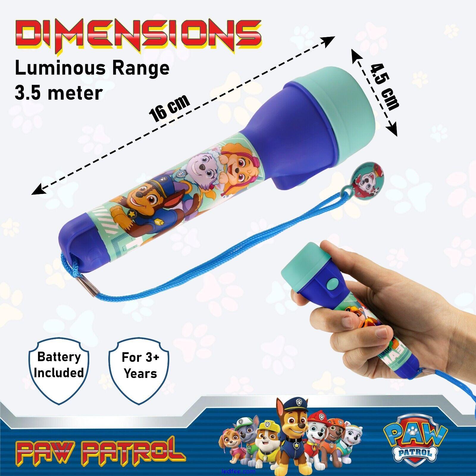 2Pack Licensed 16cm Big Torch LED Flashlight Kids Camping Hiking Christmas Gift 3 