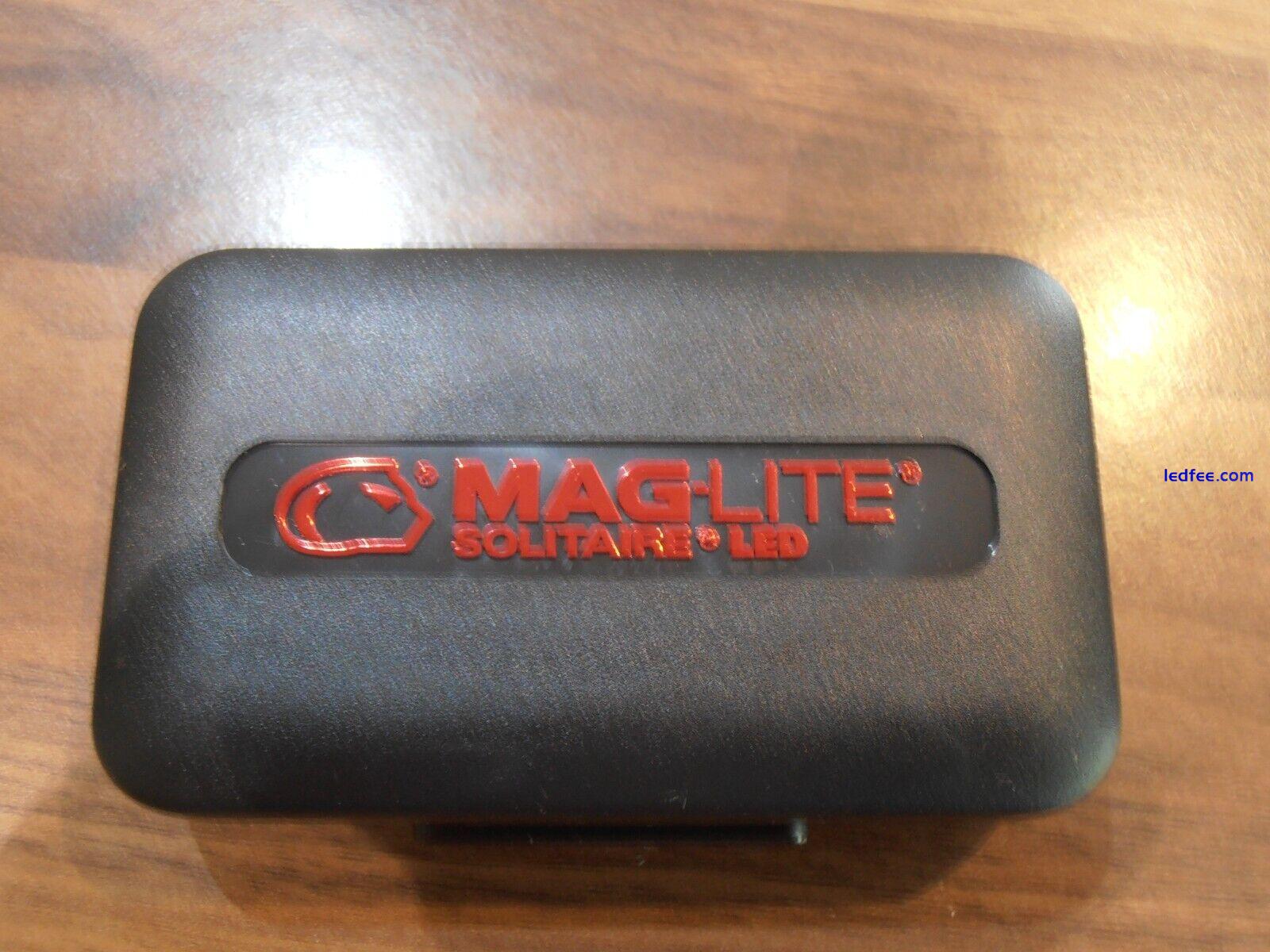 Mini Maglite Solitaire LED Black AAA Key Ring Flashlight BNIC 0 