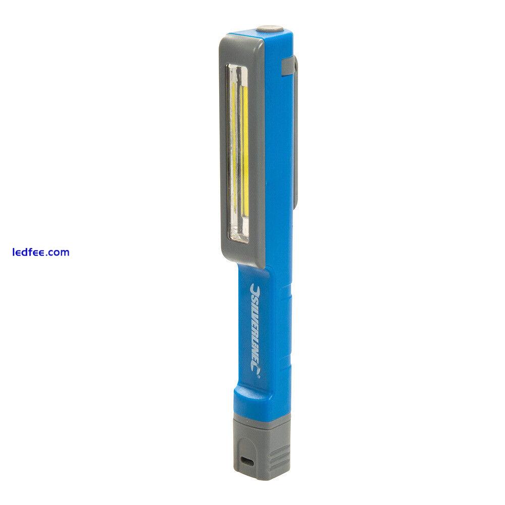 Silverline Led Pen Light Pocket Torch 150 Lumens Inspection Light 3yr Warranty 1 