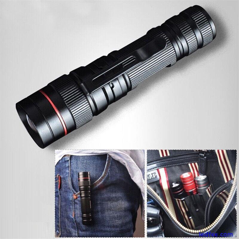 1200000LM USB Rechargeable LED Flashlight Super Bright Torch Tactical Light+Box 5 
