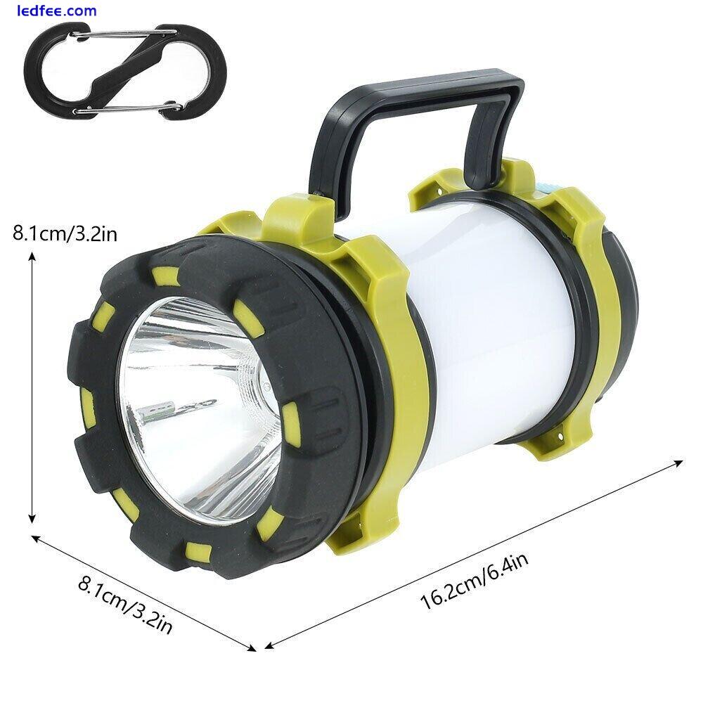 Camping Light Rechargeable Lantern With 6 Modes, LED Torch (British Seller) 0 
