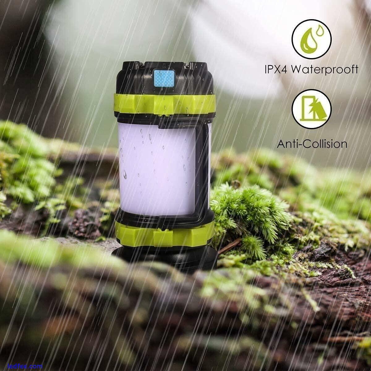 Camping Light Rechargeable Lantern With 6 Modes, LED Torch (British Seller) 2 