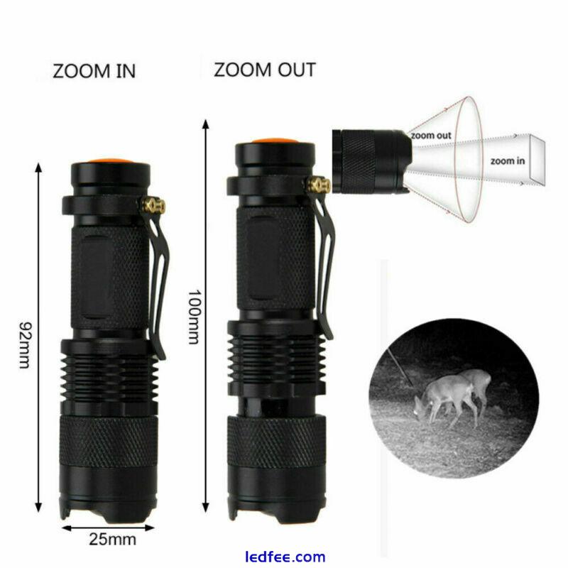 IR LED Flashlight Infrared illuminator Night Vision 850/940nm Zoom Hunting Torch 0 