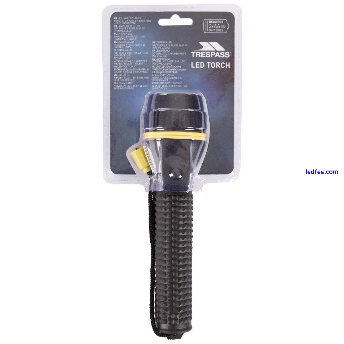 Trespass 3 LED Lightweight Torch Rubber Grip Water Shock Resistant 0 