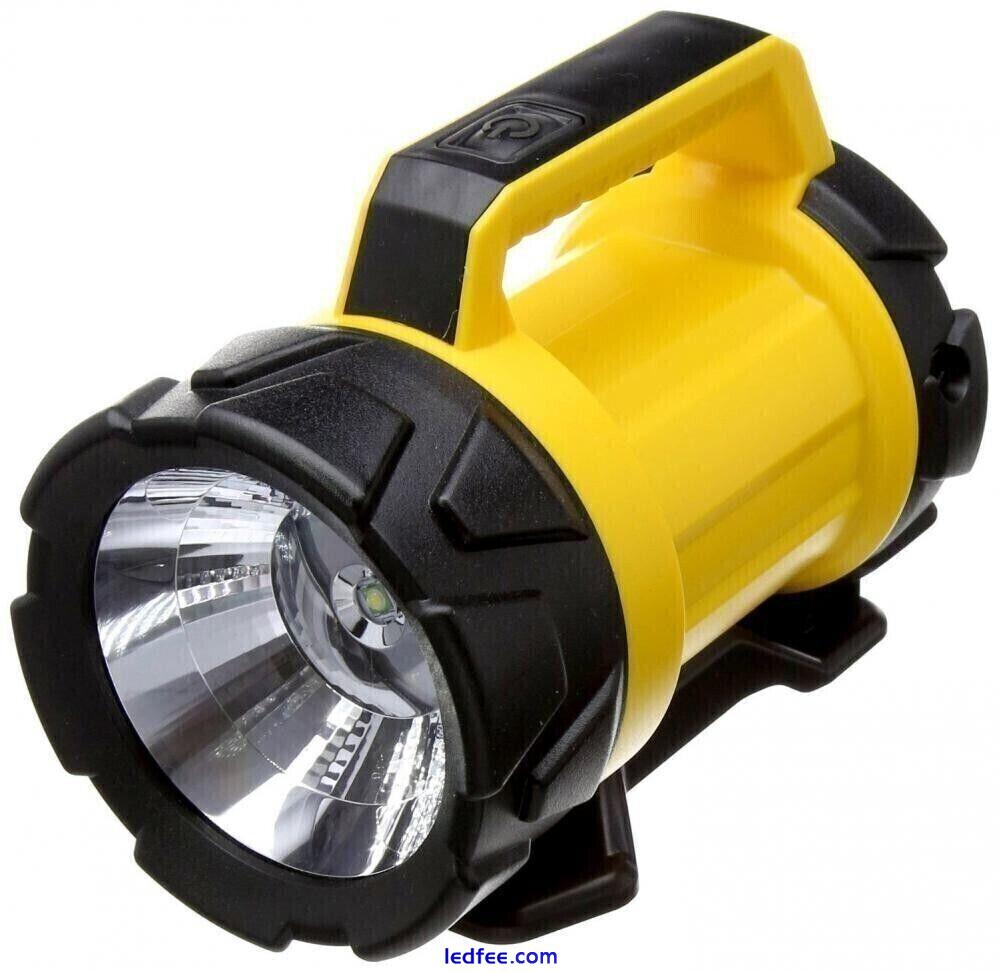 NEW Large heavy Duty Rubber Torch Shock Proof ULTRA Bright LED Lamp Free P&P UK 1 