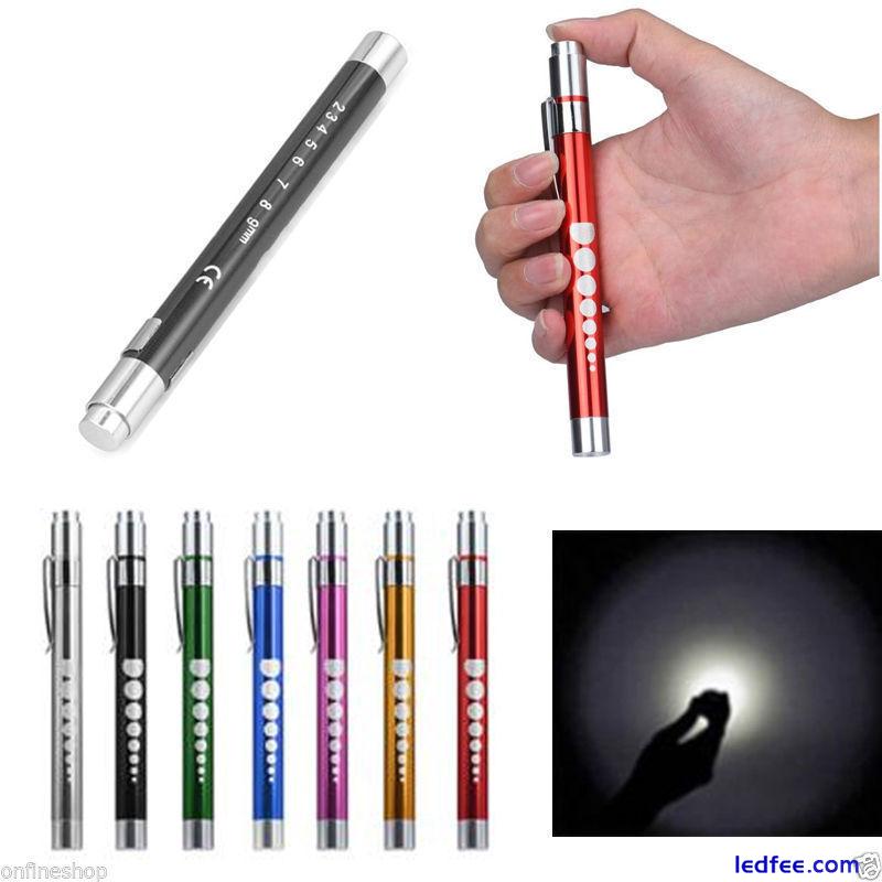 UK-Nurse Doctors Reusabale Medical Health Care LED Pen Torch light EMT Hospital~ 0 