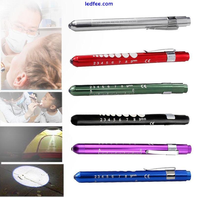 UK-Nurse Doctors Reusabale Medical Health Care LED Pen Torch light EMT Hospital~ 2 