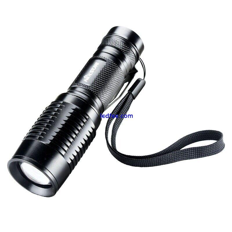 LED 300000000 Lumens Zoomable  Flashlight Torch Lamp Tourch Lamp# 5 