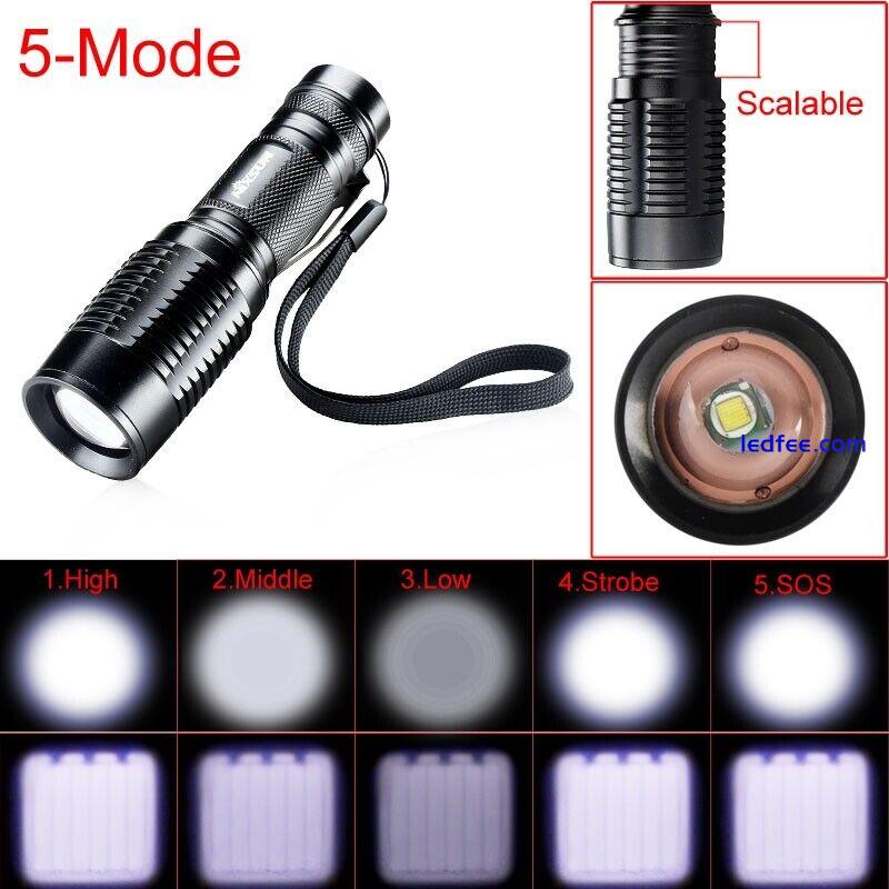 LED 300000000 Lumens Zoomable  Flashlight Torch Lamp Tourch Lamp# 1 