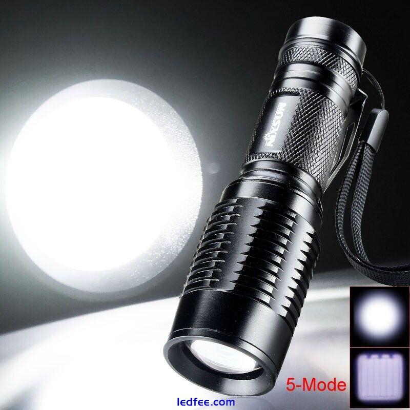 LED 300000000 Lumens Zoomable  Flashlight Torch Lamp Tourch Lamp# 3 