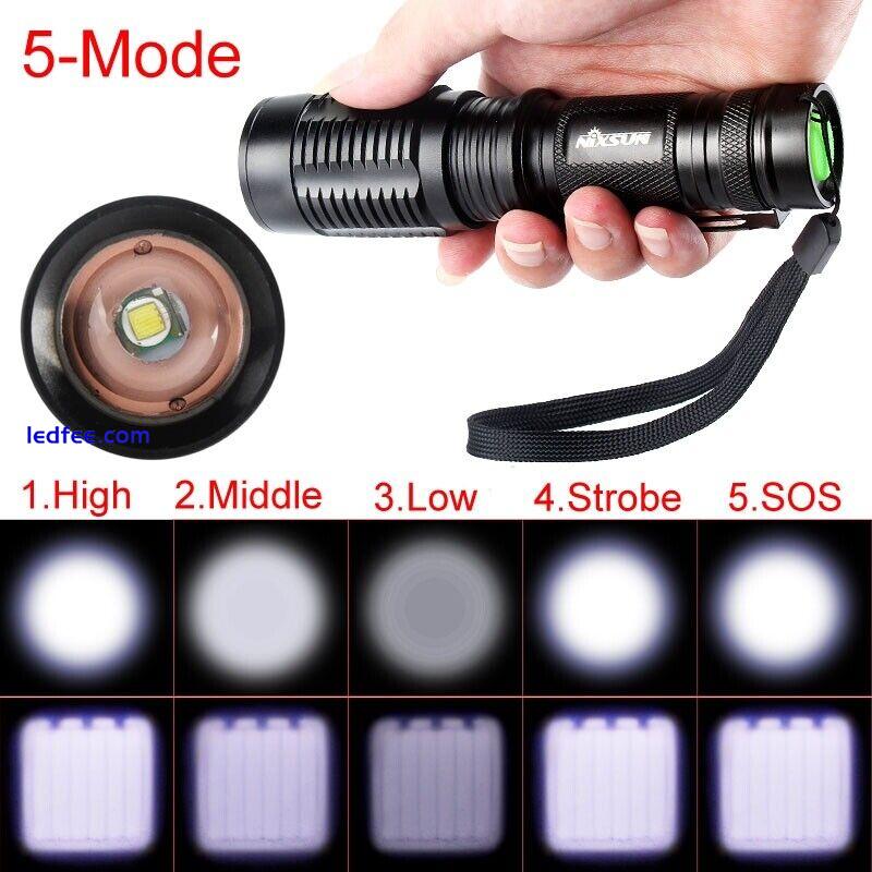 LED 300000000 Lumens Zoomable  Flashlight Torch Lamp Tourch Lamp# 2 