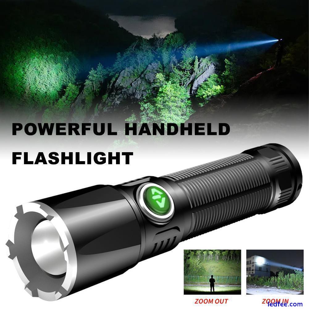 Rechargeable 1500LM Powerful LED Tactical Flashlight Torches SuperBright UK Q8I6 1 