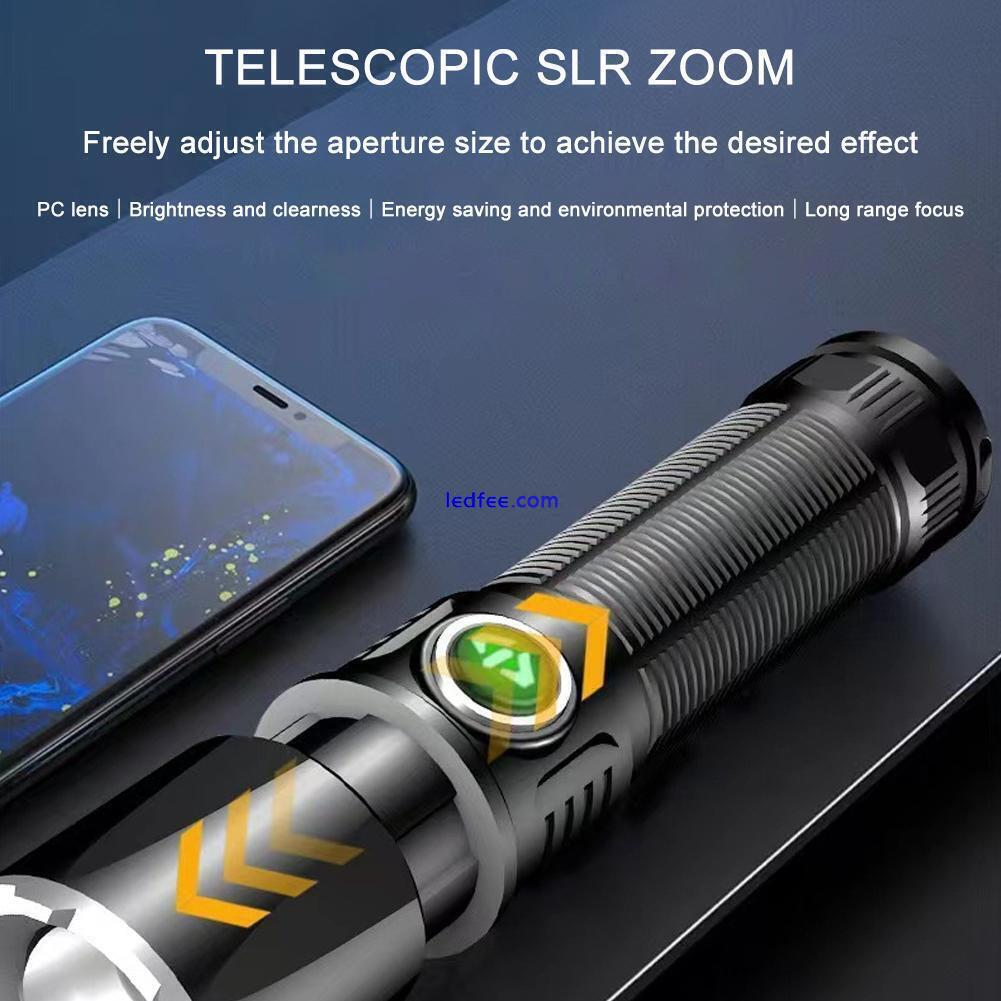 Rechargeable 1500LM Powerful LED Tactical Flashlight Torches SuperBright UK Q8I6 5 