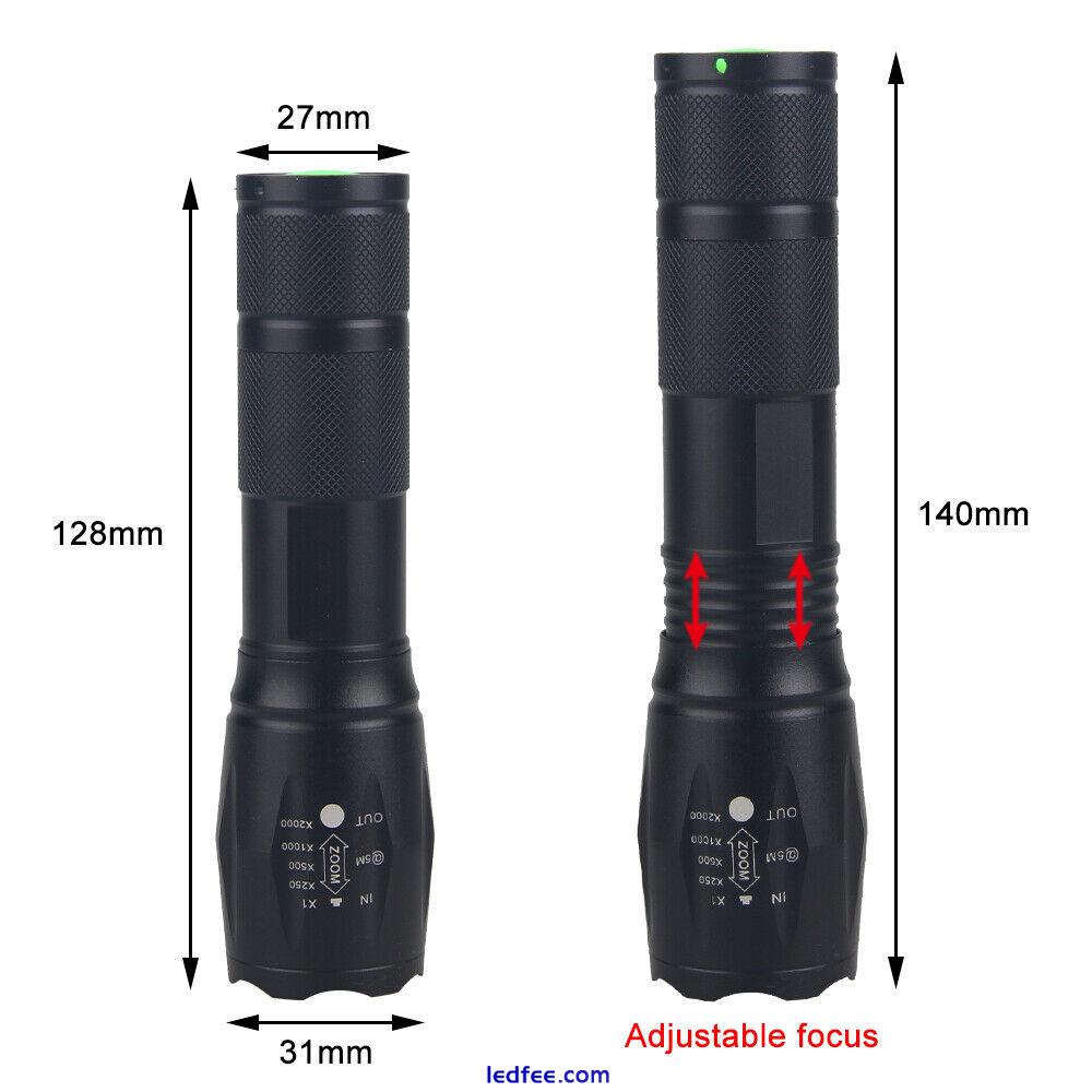 395nm UV Ultra Violet LED Flashlight Blacklight Detection Outdoor Torch  Light 1 