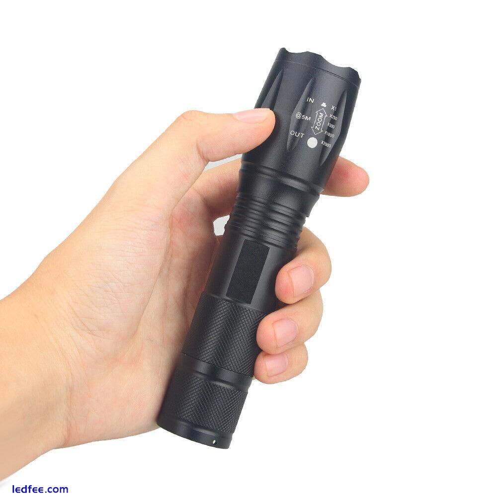 395nm UV Ultra Violet LED Flashlight Blacklight Detection Outdoor Torch  Light 3 